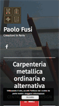 Mobile Screenshot of paolofusicreazioniinferro.com